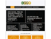 Tablet Screenshot of club-ppp.org